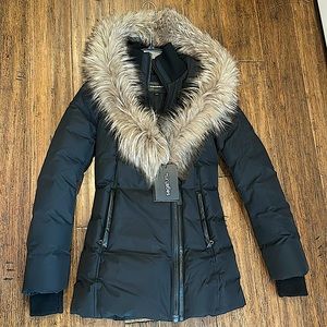 NEW BLACK ADALI MACKAGE COAT XXS